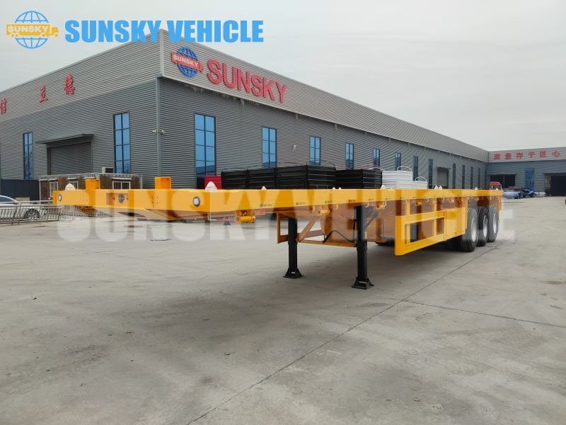 SUNSKY 3-axle Flat Deck Trailer - نصف مقطورة مسطحة: صور 4 SUNSKY 3-axle Flat Deck Trailer - نصف مقطورة مسطحة: صور 4