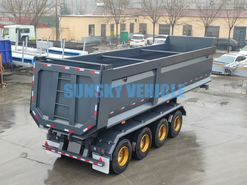 SUNSKY 4-Axle Dump Semi-trailer - قلابة نصف مقطورة: صور 2 SUNSKY 4-Axle Dump Semi-trailer - قلابة نصف مقطورة: صور 2