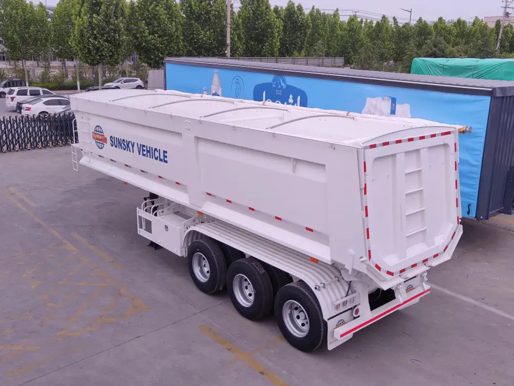 SUNSKY 40cbm 3-axle tipper trailer - قلابة نصف مقطورة: صور 2 SUNSKY 40cbm 3-axle tipper trailer - قلابة نصف مقطورة: صور 2