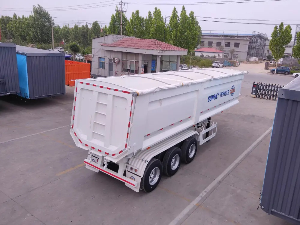 SUNSKY 40cbm 3-axle tipper trailer - قلابة نصف مقطورة: صور 3 SUNSKY 40cbm 3-axle tipper trailer - قلابة نصف مقطورة: صور 3