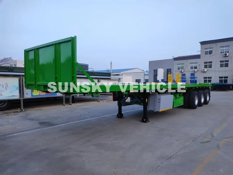 SUNSKY Flat Deck Trailer with henred type axles and suspension - نصف مقطورة مسطحة: صور 2 SUNSKY Flat Deck Trailer with henred type axles and suspension - نصف مقطورة مسطحة: صور 2