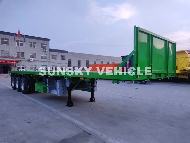 SUNSKY Flat Deck Trailer with henred type axles and suspension - نصف مقطورة مسطحة: صور 4 SUNSKY Flat Deck Trailer with henred type axles and suspension - نصف مقطورة مسطحة: صور 4