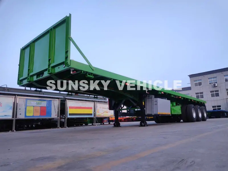 SUNSKY Flat Deck Trailer with henred type axles and suspension - نصف مقطورة مسطحة: صور 3 SUNSKY Flat Deck Trailer with henred type axles and suspension - نصف مقطورة مسطحة: صور 3