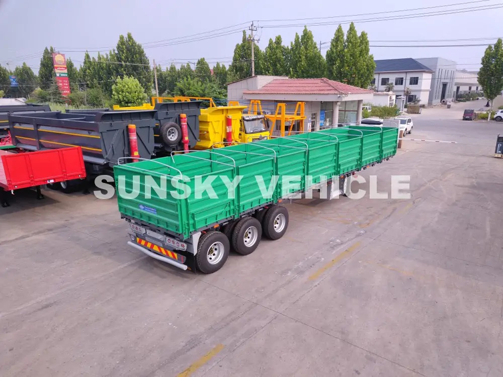 SUNSKY HENRED TYPRE DROPSIDE TRAILER - نصف مقطورة مسطحة: صور 2 SUNSKY HENRED TYPRE DROPSIDE TRAILER - نصف مقطورة مسطحة: صور 2