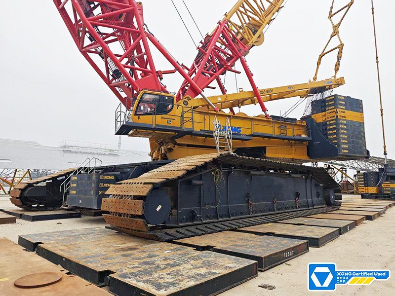 رافعة مجنزرة XCMG 2022 used XGC16000 1250ton large-tons crawler crane price: صور 9