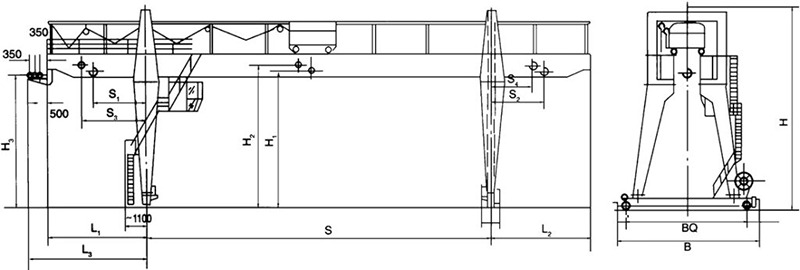 XCMG Double Main Girder Hook Gantry Crane - رافعة جسرية: صور 3 XCMG Double Main Girder Hook Gantry Crane - رافعة جسرية: صور 3
