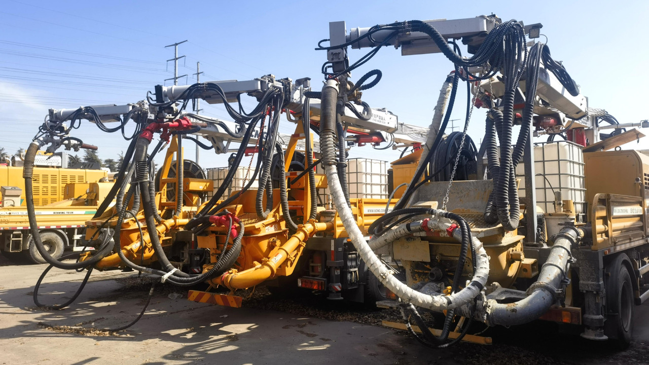 معدات الخرسانة XCMG Official Schwing HPC30V Used Truck Mounted Concrete Spraying Machine For Sale: صور 6