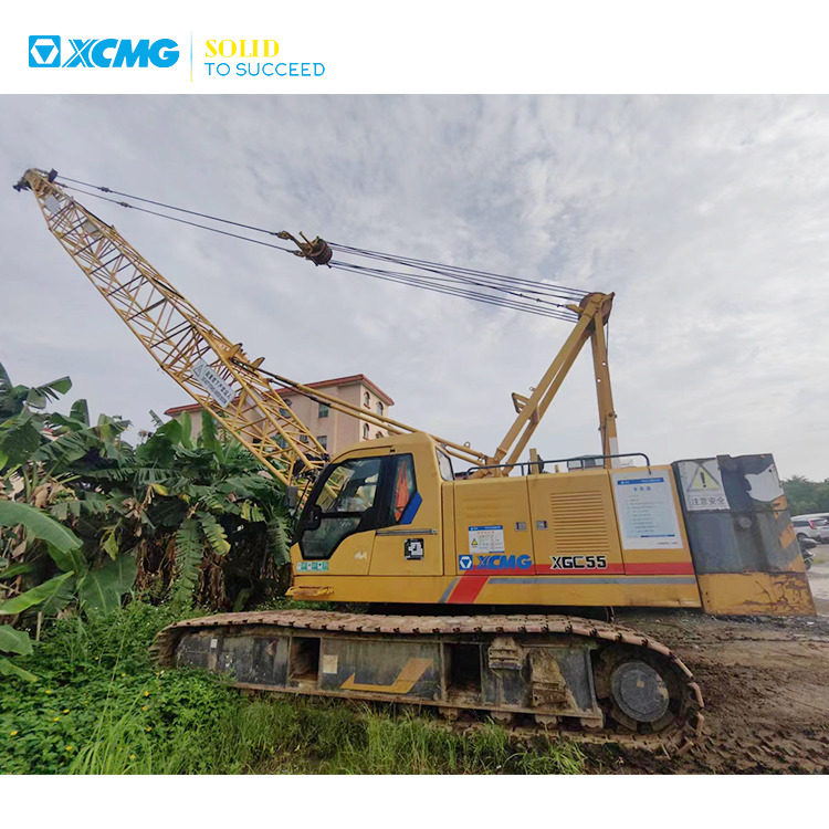 XCMG Official Second Hand Mini Crawler Crane XGC55 Used Mobile Crane For Sale - رافعة مجنزرة: صور 1 XCMG Official Second Hand Mini Crawler Crane XGC55 Used Mobile Crane For Sale - رافعة مجنزرة: صور 1