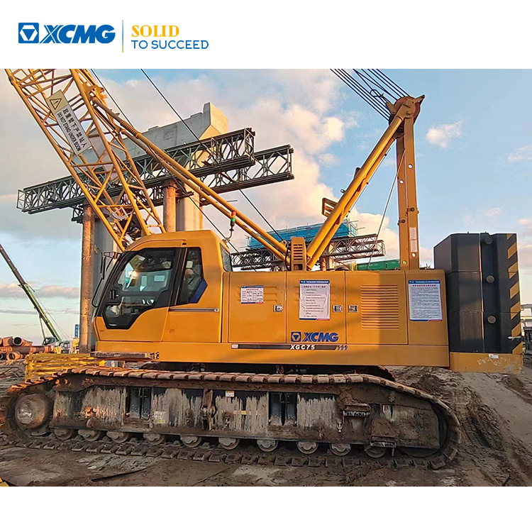 XCMG Official Used Mini Mobile Crane XGC75 75 Ton Crawler Crane With Cheap Price - رافعة مجنزرة: صور 1 XCMG Official Used Mini Mobile Crane XGC75 75 Ton Crawler Crane With Cheap Price - رافعة مجنزرة: صور 1