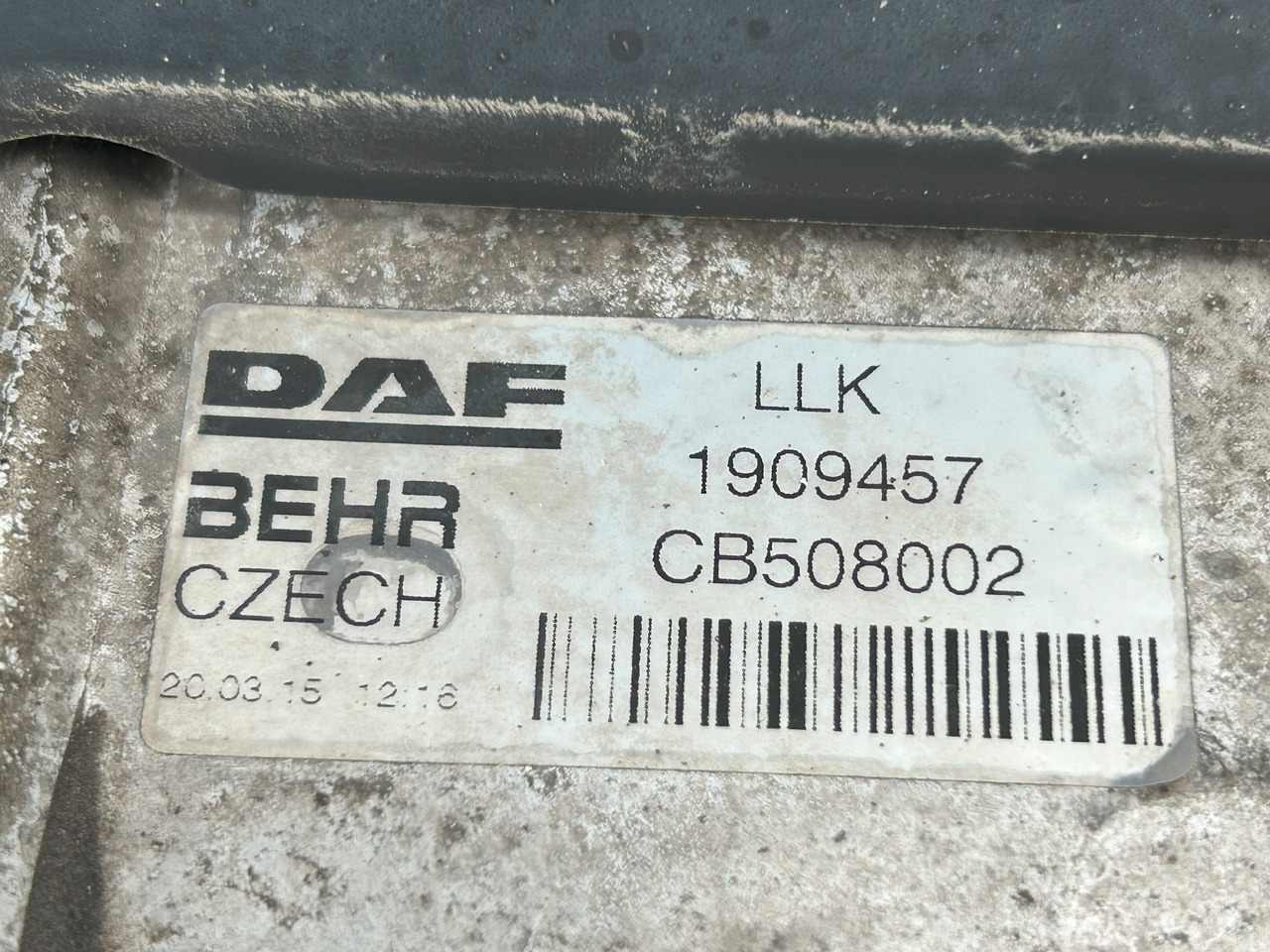 DAF CF EURO 6 COOLER SET - المشعاع - شاحنة: صور 5 DAF CF EURO 6 COOLER SET - المشعاع - شاحنة: صور 5