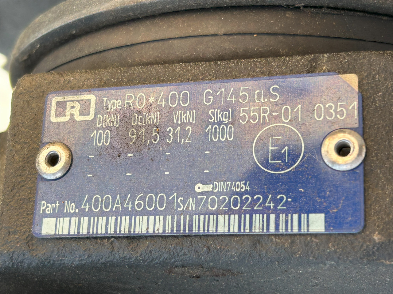 ROCKINGER RO 400 G145HOOK AUTOMATIC COUPLING RO400A46001 DAF XF 106 - قطع غيار عامة - شاحنة: صور 3 ROCKINGER RO 400 G145HOOK AUTOMATIC COUPLING RO400A46001 DAF XF 106 - قطع غيار عامة - شاحنة: صور 3