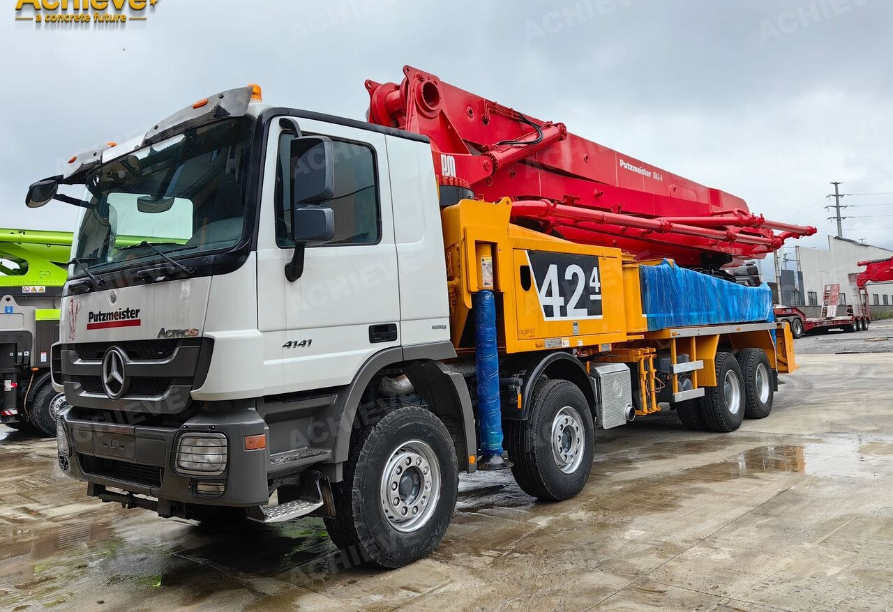 PUTZMEISTER Mercedes-Benz Actros 4141 concrete pumpM42-4R 170 m³【ACHIEVE】TOP CONDITION!!! - مضخة خرسانة: صور 2 PUTZMEISTER Mercedes-Benz Actros 4141 concrete pumpM42-4R 170 m³【ACHIEVE】TOP CONDITION!!! - مضخة خرسانة: صور 2