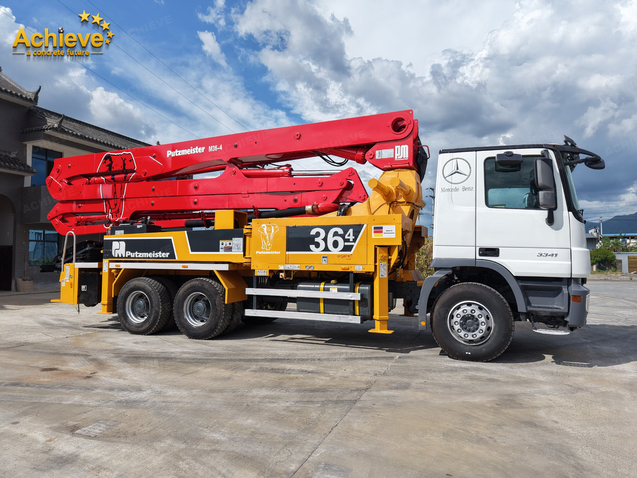 PUTZMEISTER Mercedes-Benz M36-4 2018 ACTROS 3341【ACHIEVE】TOP CONDITION!!! - مضخة خرسانة: صور 4 PUTZMEISTER Mercedes-Benz M36-4 2018 ACTROS 3341【ACHIEVE】TOP CONDITION!!! - مضخة خرسانة: صور 4