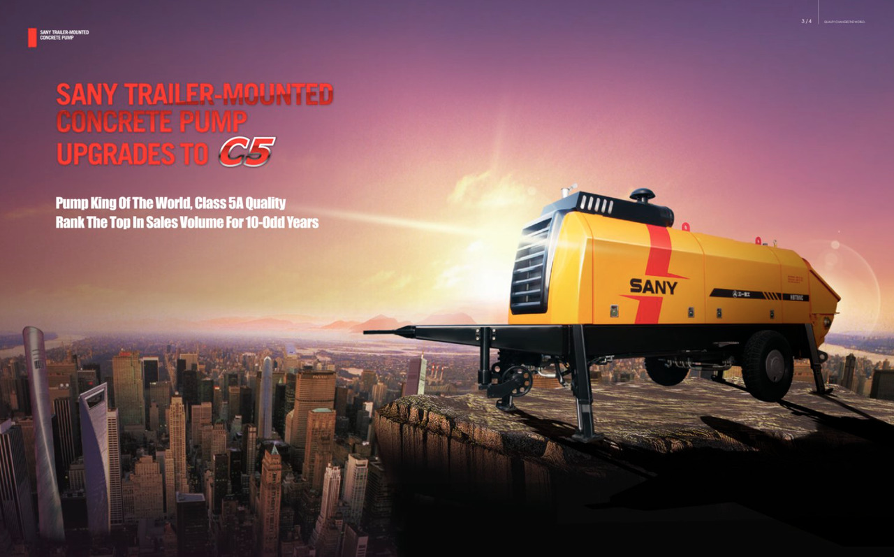 SANY SANY 【ACHIEVE】TOP CONDITION!!! demo new low hours Sany Concrete Trailer Pump 2017 HBT5008C-5S - مضخة خرسانة ثابتة: صور 5 SANY SANY 【ACHIEVE】TOP CONDITION!!! demo new low hours Sany Concrete Trailer Pump 2017 HBT5008C-5S - مضخة خرسانة ثابتة: صور 5