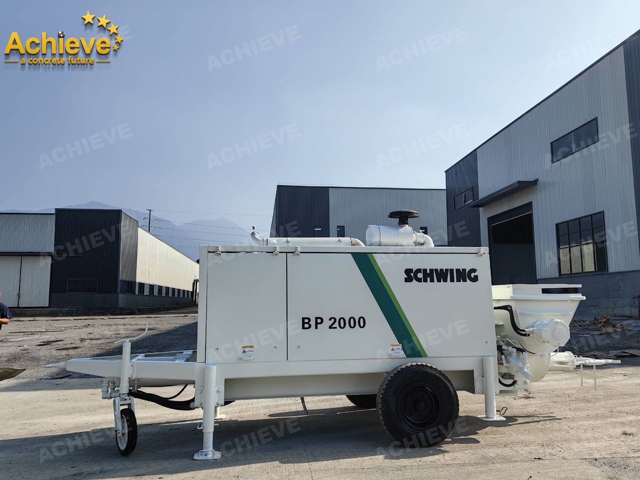 Schwing BP2000 5000kg 2008 Concrete Pump With Brand New High Quality 【ACHIEVE】 TOP CONDITION!!! - مضخة خرسانة ثابتة: صور 1 Schwing BP2000 5000kg 2008 Concrete Pump With Brand New High Quality 【ACHIEVE】 TOP CONDITION!!! - مضخة خرسانة ثابتة: صور 1