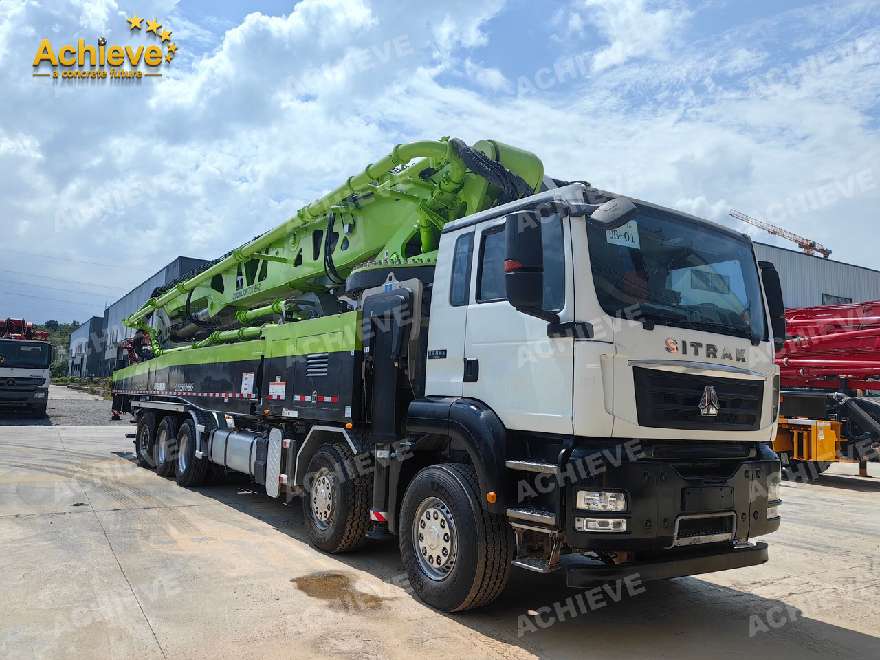 Zoomlion Zoomlion 70M 70X-6RZ Concrete pump truck ACTROS 4141 【ACHIEVE】TOP CONDITION!!! - مضخة خرسانة: صور 1 Zoomlion Zoomlion 70M 70X-6RZ Concrete pump truck ACTROS 4141 【ACHIEVE】TOP CONDITION!!! - مضخة خرسانة: صور 1