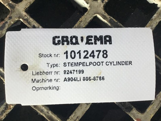 الاسطوانة الهيدروليكية Liebherr A902 INDUSTRIAL / A902 Li / A904 INDUSTRIAL / A904C Li / A912 Li / A914 Li / A914B Li: صور 7