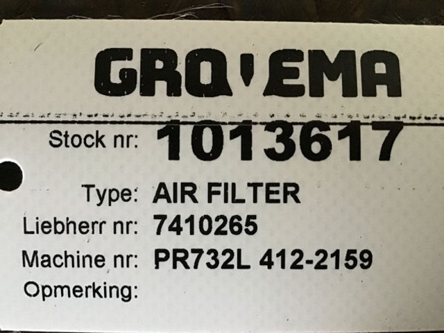 Liebherr Air Filter - فلتر الهواء: صور 4 Liebherr Air Filter - فلتر الهواء: صور 4