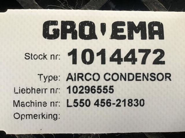 Liebherr Airco Condenser - جزء تكييف الهواء: صور 4 Liebherr Airco Condenser - جزء تكييف الهواء: صور 4