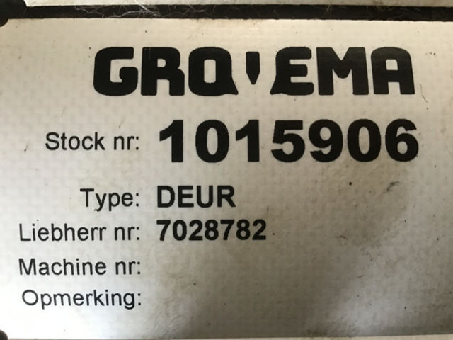 Liebherr Cabin Door - باب و قطع الغيار: صور 2 Liebherr Cabin Door - باب و قطع الغيار: صور 2