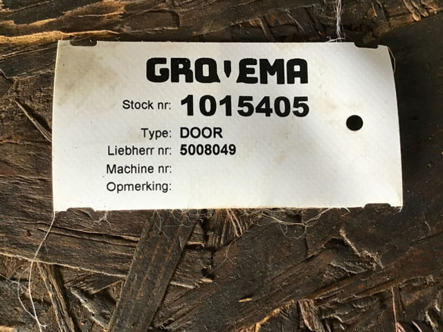 Liebherr Cabin Door - باب و قطع الغيار: صور 1 Liebherr Cabin Door - باب و قطع الغيار: صور 1