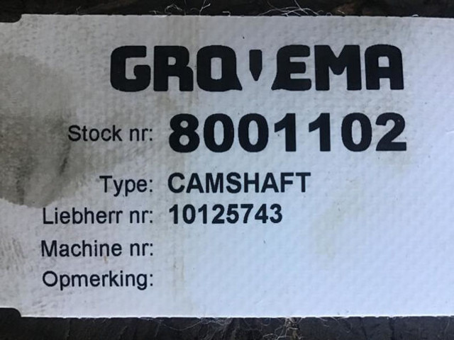 Liebherr Camshaft - عمود الحدبات: صور 5 Liebherr Camshaft - عمود الحدبات: صور 5