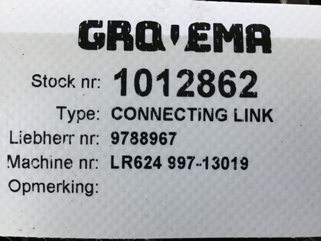 Liebherr Connecting Link - وصلة الربط للمعدات المعلقة: صور 4 Liebherr Connecting Link - وصلة الربط للمعدات المعلقة: صور 4