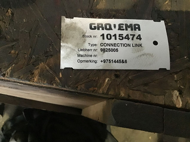 Liebherr Connection Link - وصلة الربط للمعدات المعلقة: صور 1 Liebherr Connection Link - وصلة الربط للمعدات المعلقة: صور 1