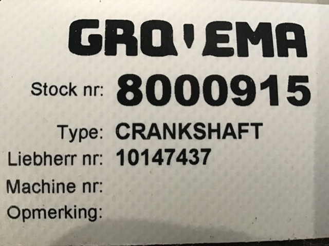 Liebherr Crankshaft - العمود المرفقي: صور 4 Liebherr Crankshaft - العمود المرفقي: صور 4