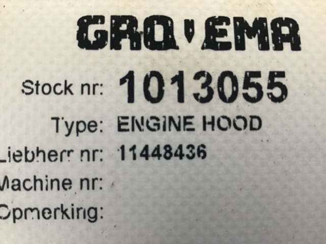 Liebherr Engine Hood - هود: صور 5 Liebherr Engine Hood - هود: صور 5