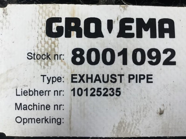 Liebherr Exhaust Pipe - ماسورة العادم: صور 3 Liebherr Exhaust Pipe - ماسورة العادم: صور 3