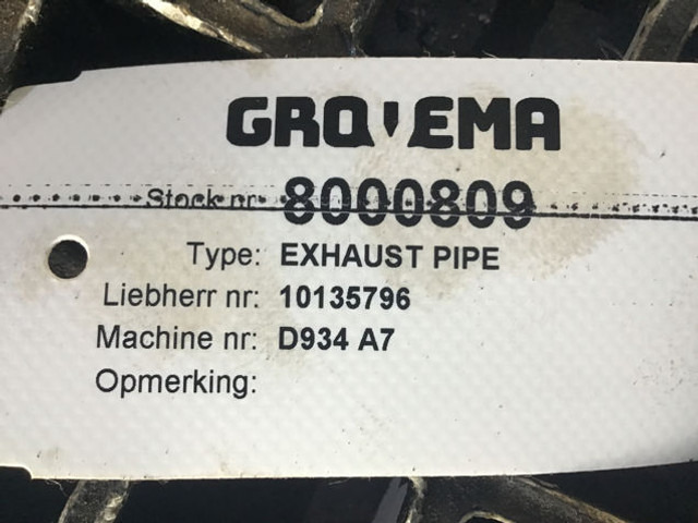 Liebherr Exhaust Pipe - ماسورة العادم: صور 5 Liebherr Exhaust Pipe - ماسورة العادم: صور 5