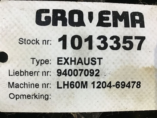 Liebherr Exhaust - ماسورة العادم: صور 5 Liebherr Exhaust - ماسورة العادم: صور 5