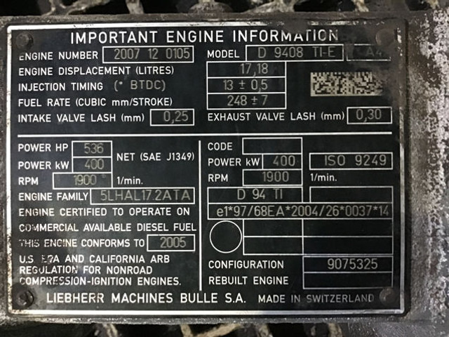 Liebherr Intakepipe - أنبوب سحب الهواء: صور 3 Liebherr Intakepipe - أنبوب سحب الهواء: صور 3