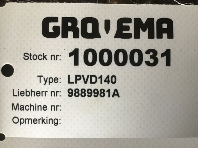 Liebherr LPVD140 / 00.010.562768 / 9889981 - محرك هيدروليكي: صور 2 Liebherr LPVD140 / 00.010.562768 / 9889981 - محرك هيدروليكي: صور 2
