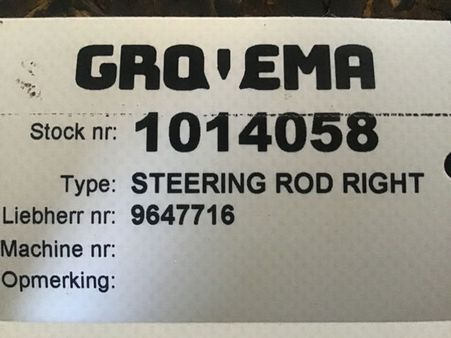Liebherr Steering Rod Right - قيادة السيارة: صور 5 Liebherr Steering Rod Right - قيادة السيارة: صور 5