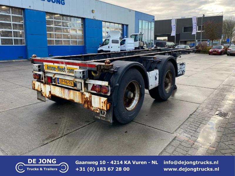 Krone SZ / 20 FT Container Chassis / BPW - شاحنات الحاويات/ جسم علوي قابل للتغيير نصف مقطورة: صور 1 Krone SZ / 20 FT Container Chassis / BPW - شاحنات الحاويات/ جسم علوي قابل للتغيير نصف مقطورة: صور 1