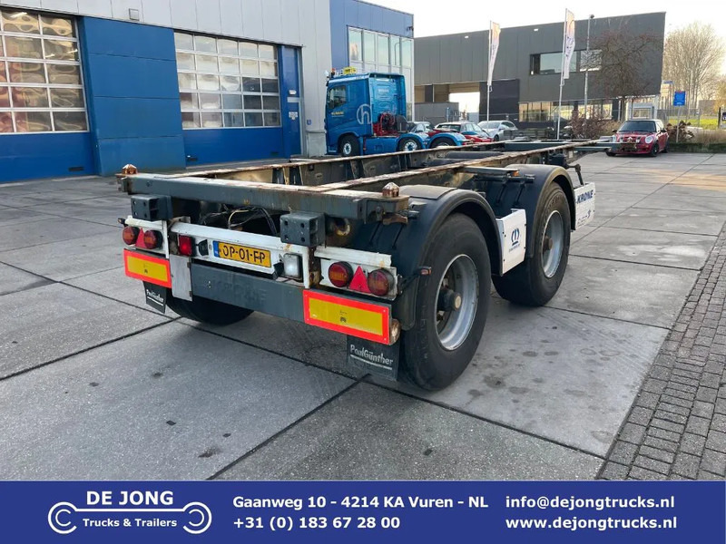 Krone SZ / 20 FT Container Chassis / BPW - شاحنات الحاويات/ جسم علوي قابل للتغيير نصف مقطورة: صور 1 Krone SZ / 20 FT Container Chassis / BPW - شاحنات الحاويات/ جسم علوي قابل للتغيير نصف مقطورة: صور 1