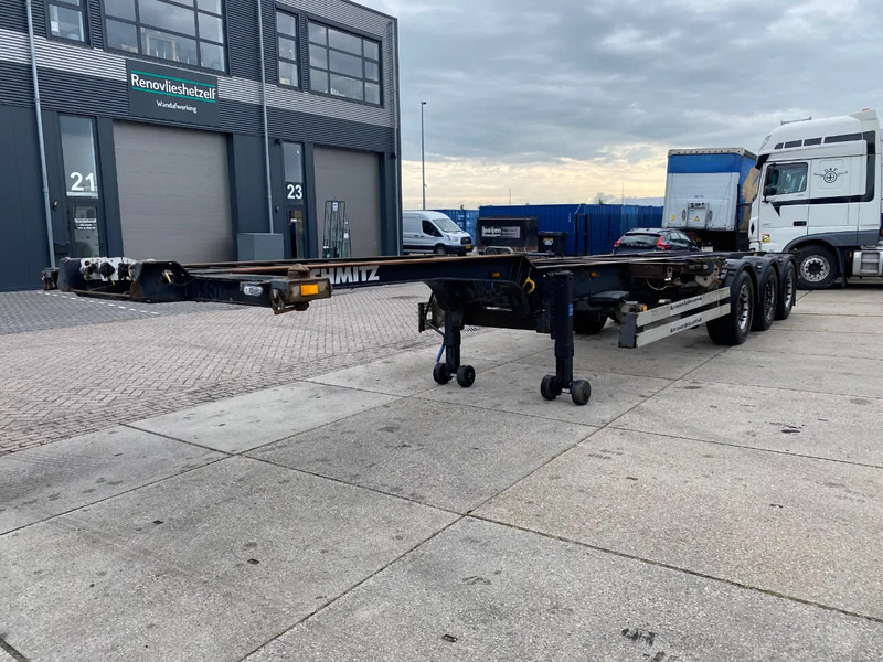 Schmitz Cargobull SCF 27 / SAF + Disc / 1x Extendable / 1x Lift Axle - شاحنات الحاويات/ جسم علوي قابل للتغيير نصف مقطورة: صور 4 Schmitz Cargobull SCF 27 / SAF + Disc / 1x Extendable / 1x Lift Axle - شاحنات الحاويات/ جسم علوي قابل للتغيير نصف مقطورة: صور 4