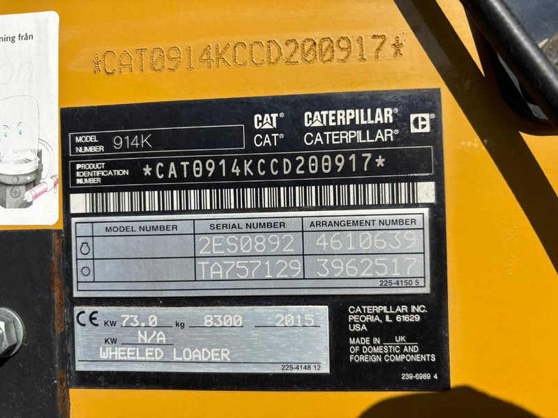 Cat 914 K - اللودر بعجل: صور 5 Cat 914 K - اللودر بعجل: صور 5