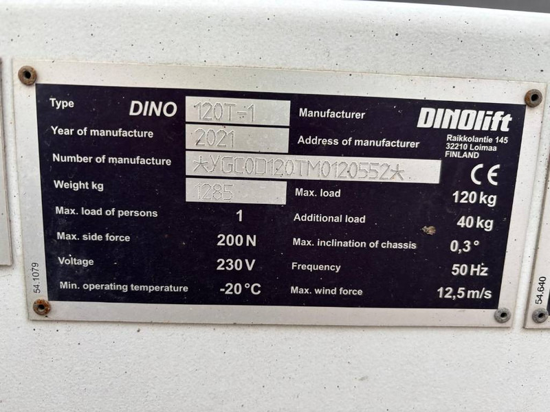 Dinolift 120 T - مقطورة: صور 5 Dinolift 120 T - مقطورة: صور 5