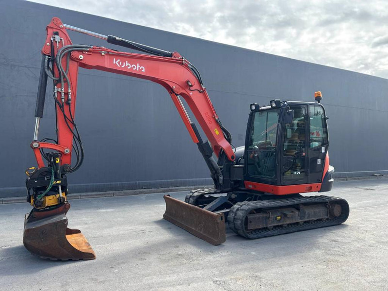 Kubota KX 080-4 - حفارة مصغرة: صور 1 Kubota KX 080-4 - حفارة مصغرة: صور 1