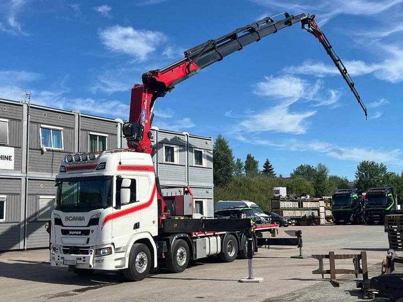 Scania R 590 + HMF 9520 K6 + Jibb + Winch - شاحنة كرين: صور 2 Scania R 590 + HMF 9520 K6 + Jibb + Winch - شاحنة كرين: صور 2