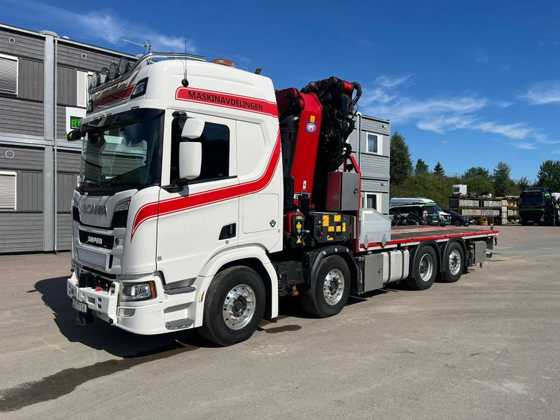 Scania R 590 + HMF 9520 K6 + Jibb + Winch - شاحنة كرين: صور 4 Scania R 590 + HMF 9520 K6 + Jibb + Winch - شاحنة كرين: صور 4