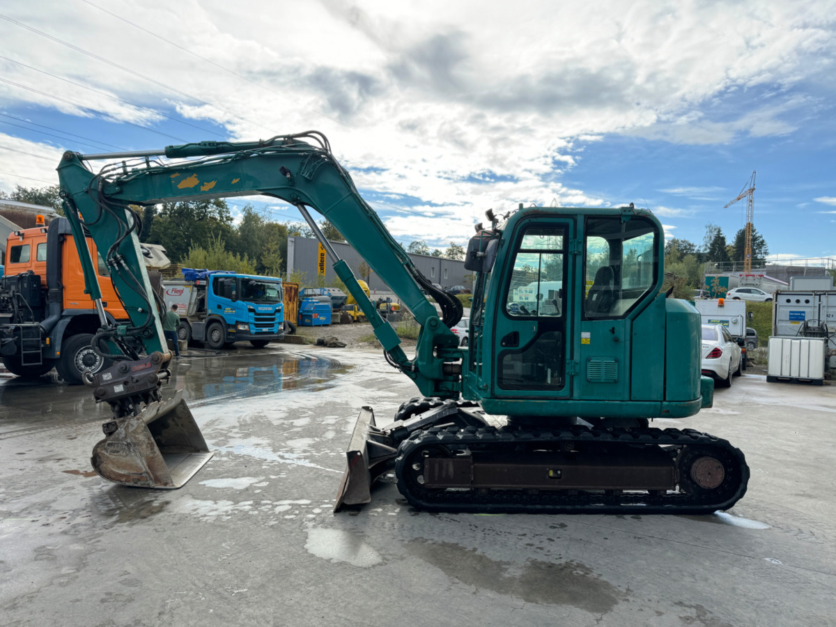 CATERPILLAR 308E2CR Oilquick 3x Schaufeln - حفارات زحافة: صور 1 CATERPILLAR 308E2CR Oilquick 3x Schaufeln - حفارات زحافة: صور 1