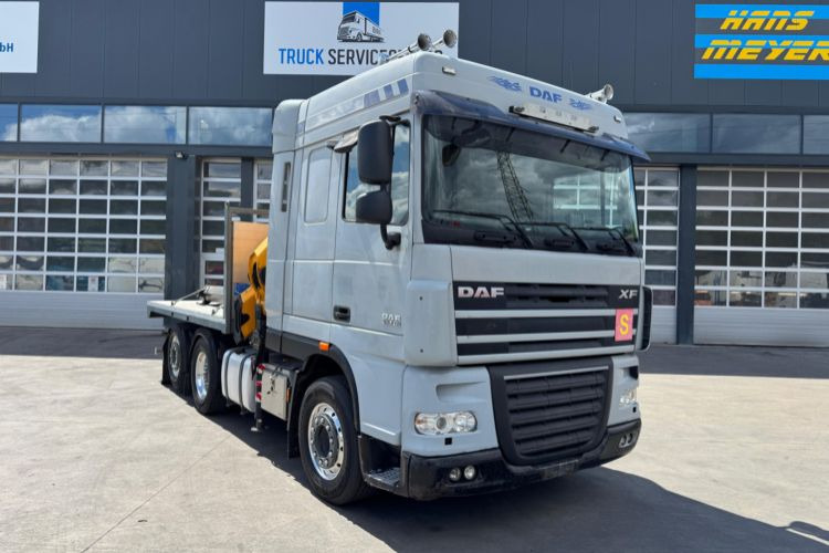 DAF XF510 Effer 255-5 6x2 SZM/Pritsche - شاحنة كرين: صور 4 DAF XF510 Effer 255-5 6x2 SZM/Pritsche - شاحنة كرين: صور 4