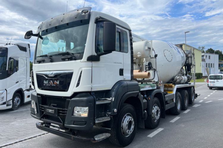 MAN TGS 35.480 10x4 10m3 Förderband 17M... - شاحنة خلاطة خرسانة: صور 1 MAN TGS 35.480 10x4 10m3 Förderband 17M... - شاحنة خلاطة خرسانة: صور 1