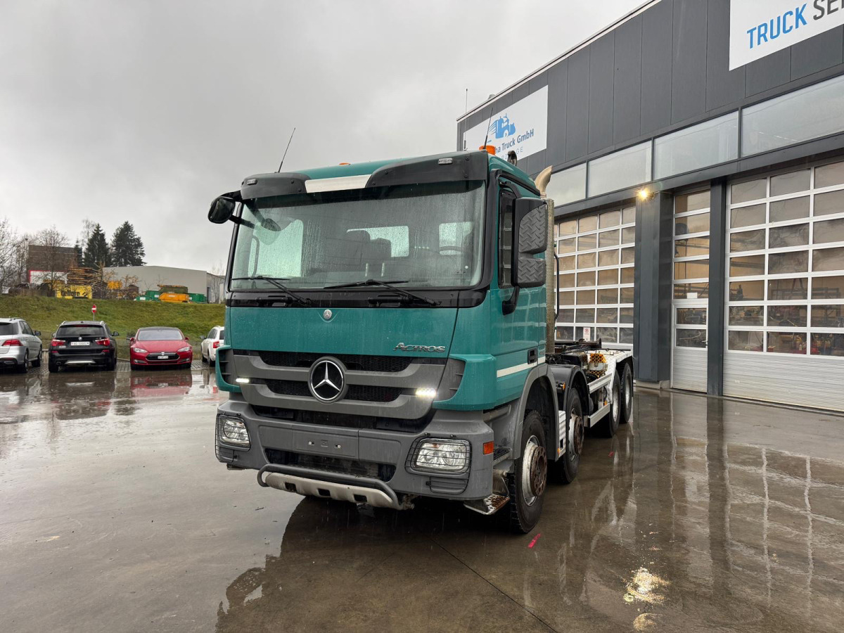 MERCEDES Actros 3248 8x4 Hiab 26T SWS - شاحنة ذات الخطاف: صور 1 MERCEDES Actros 3248 8x4 Hiab 26T SWS - شاحنة ذات الخطاف: صور 1
