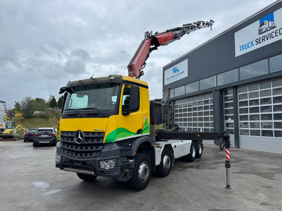 MERCEDES Arocs 3248 8x4 Fassi 315-7 mit Hiab 21T - شاحنة كرين: صور 1 MERCEDES Arocs 3248 8x4 Fassi 315-7 mit Hiab 21T - شاحنة كرين: صور 1