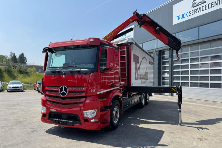 Mercedes-Benz Actros 2646 6x2 Palfinger 18002-5 - شاحنة كرين: صور 1 Mercedes-Benz Actros 2646 6x2 Palfinger 18002-5 - شاحنة كرين: صور 1